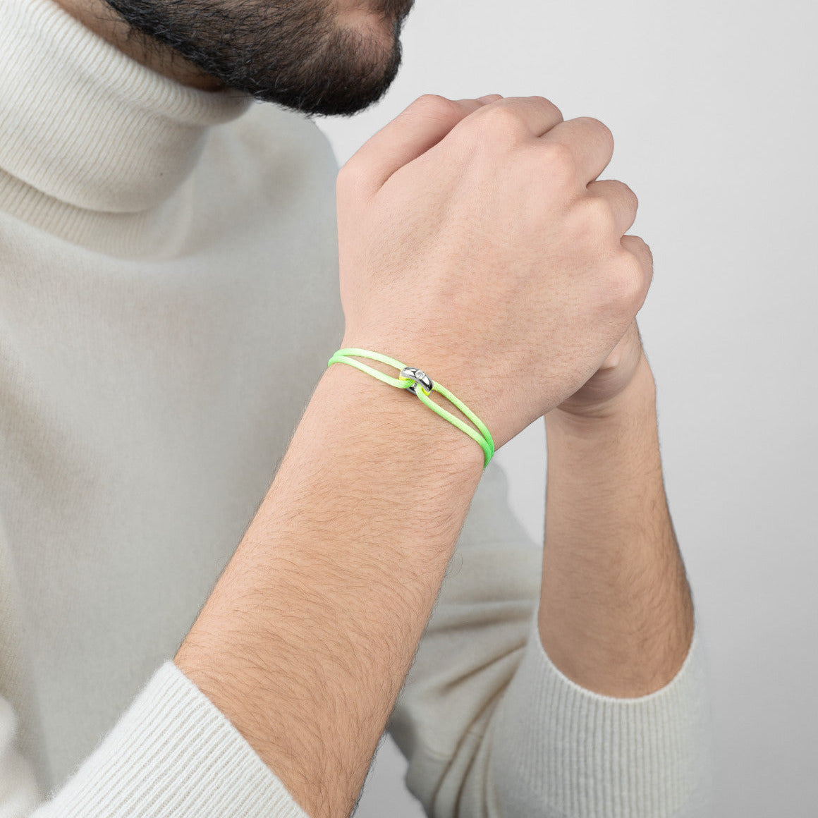 Silver Soho Diamond Cord Bracelet