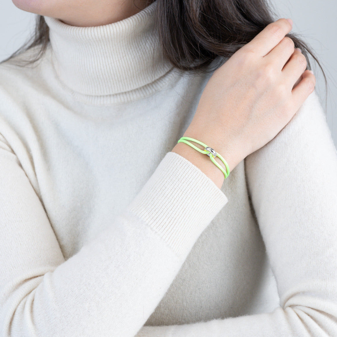 Silver Soho Cord Bracelet