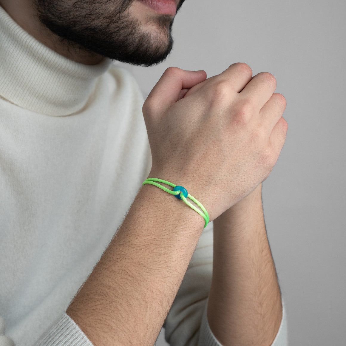 Blue Soho Cord Bracelet