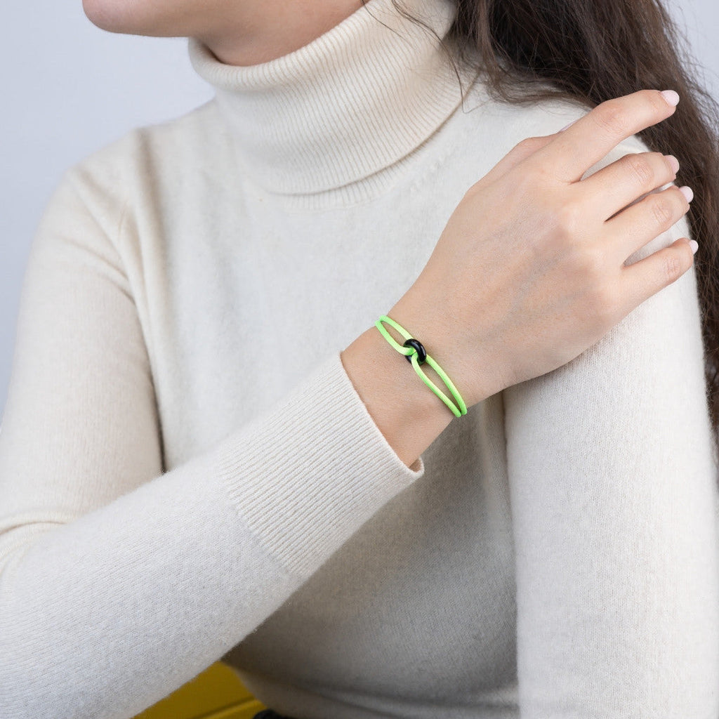 Black Soho Cord Bracelet