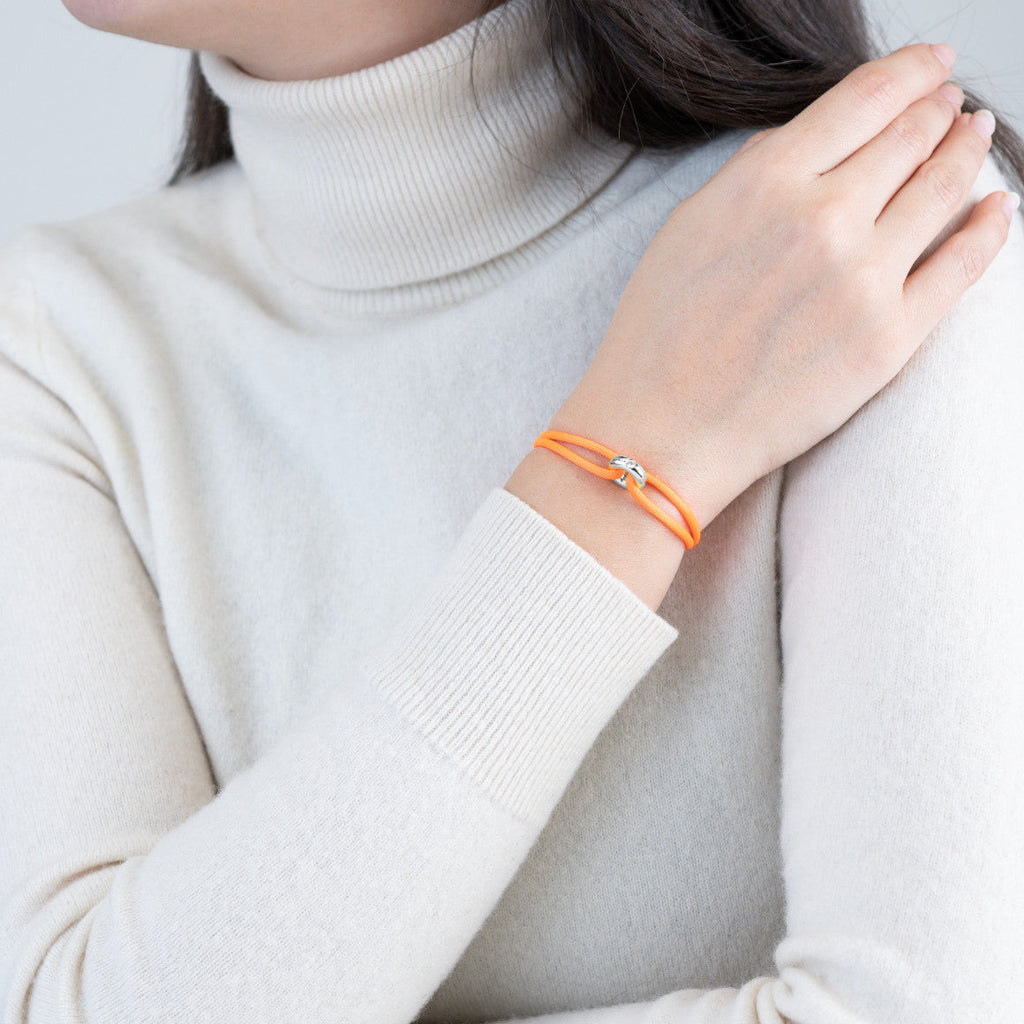 Silver Soho Diamond Cord Bracelet