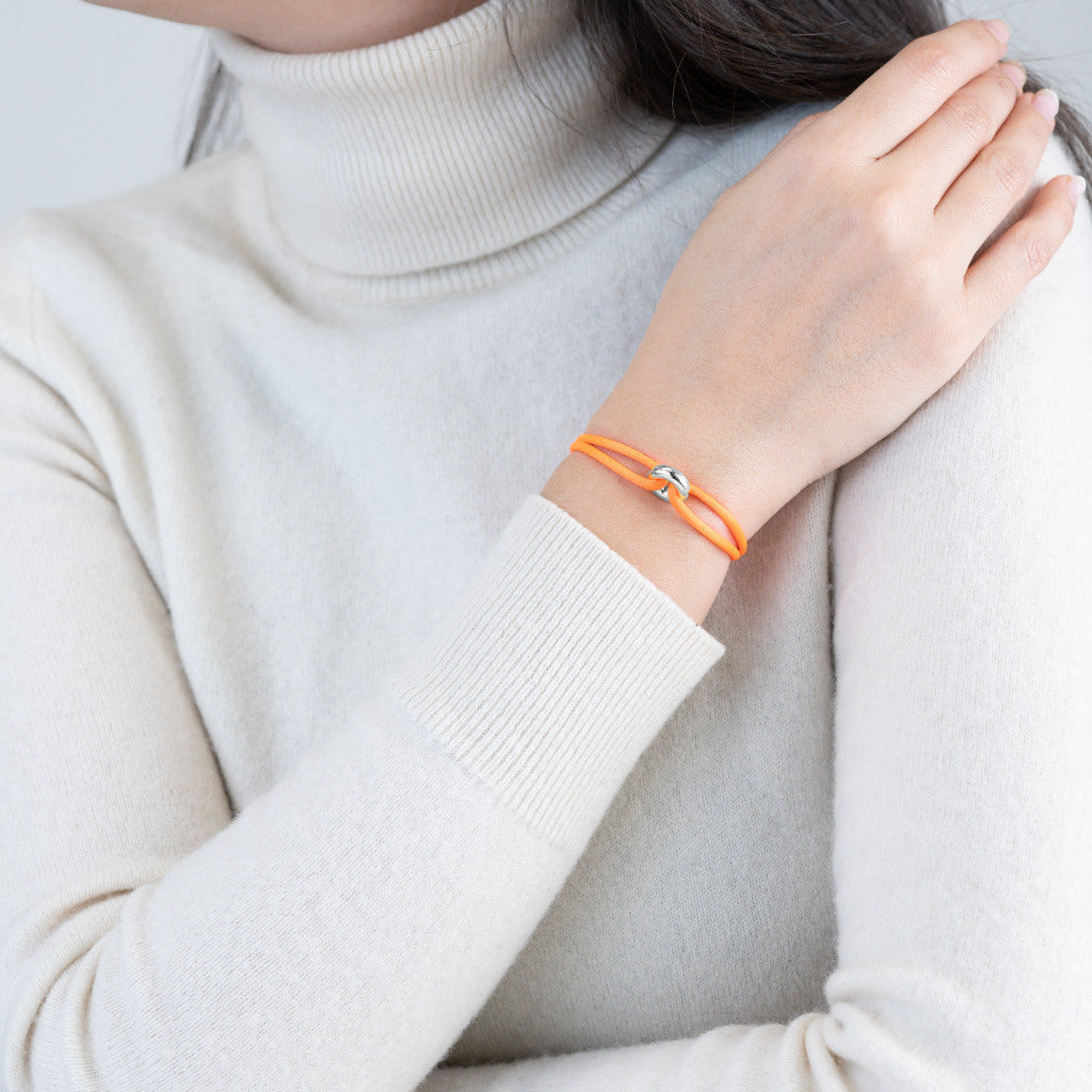 Silver Soho Cord Bracelet