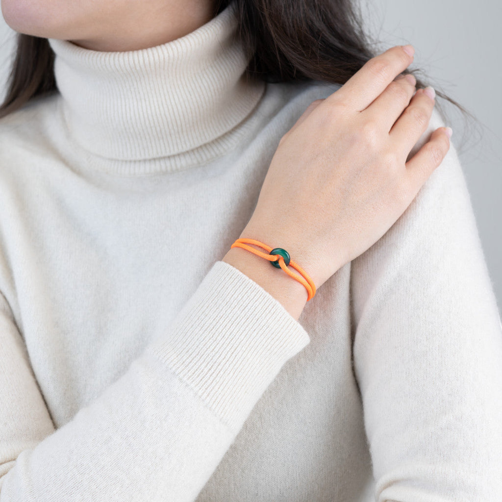 Green Soho Cord Bracelet