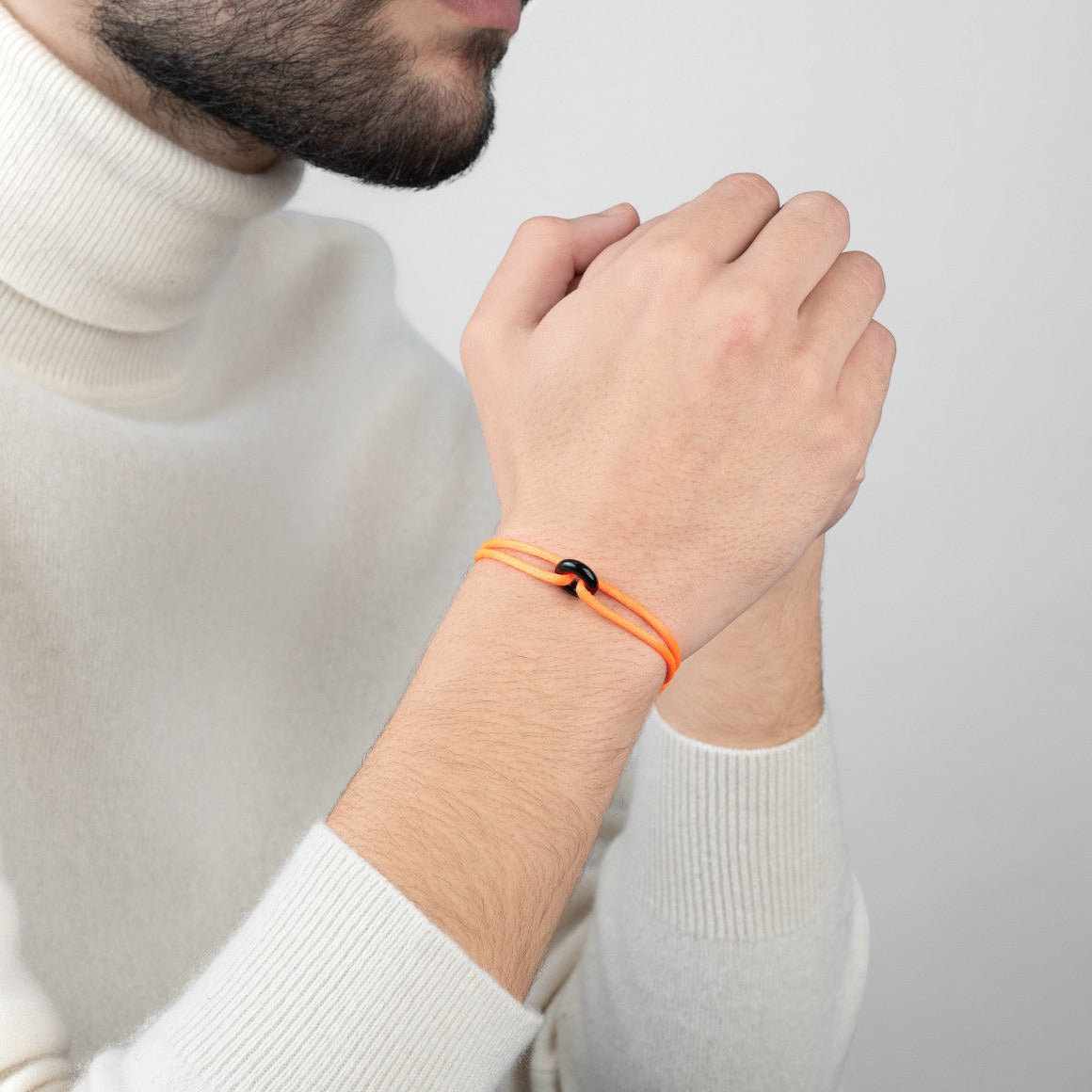 Black Soho Cord Bracelet