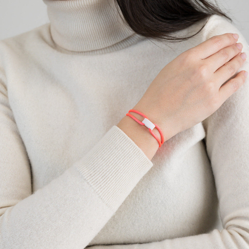 Snow Regent Cord Bracelet