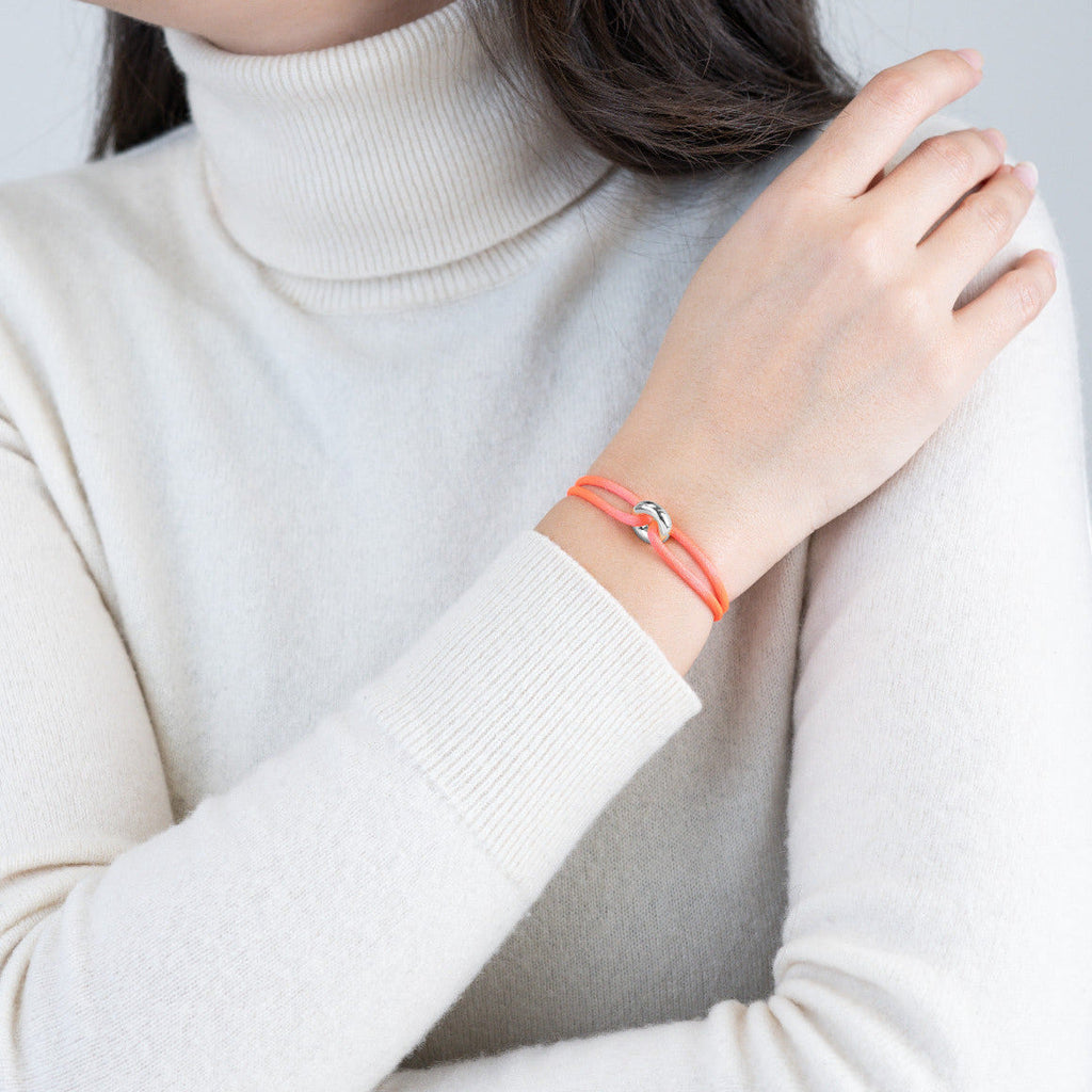 Silver Soho Cord Bracelet