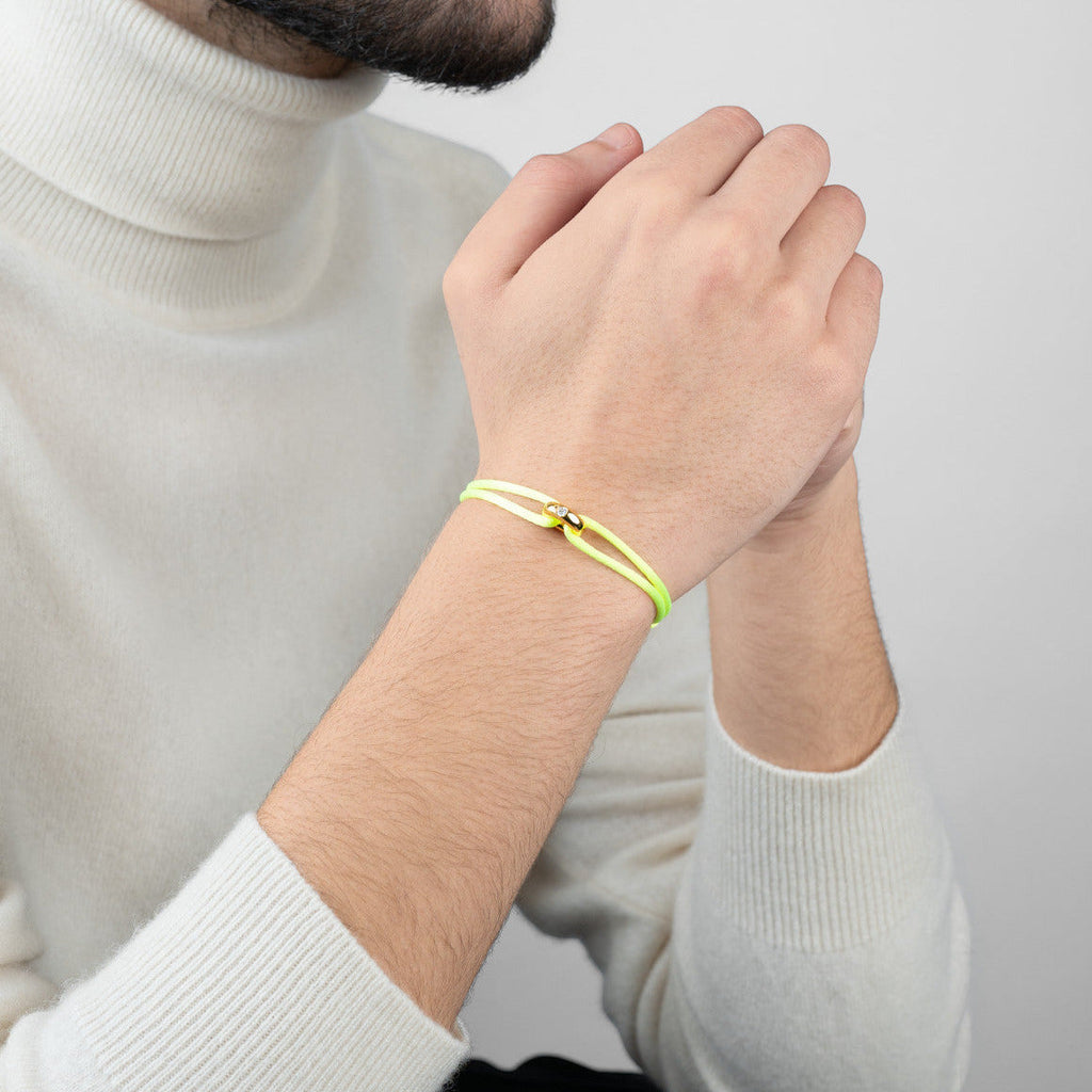 Golden Soho Diamond Cord Bracelet