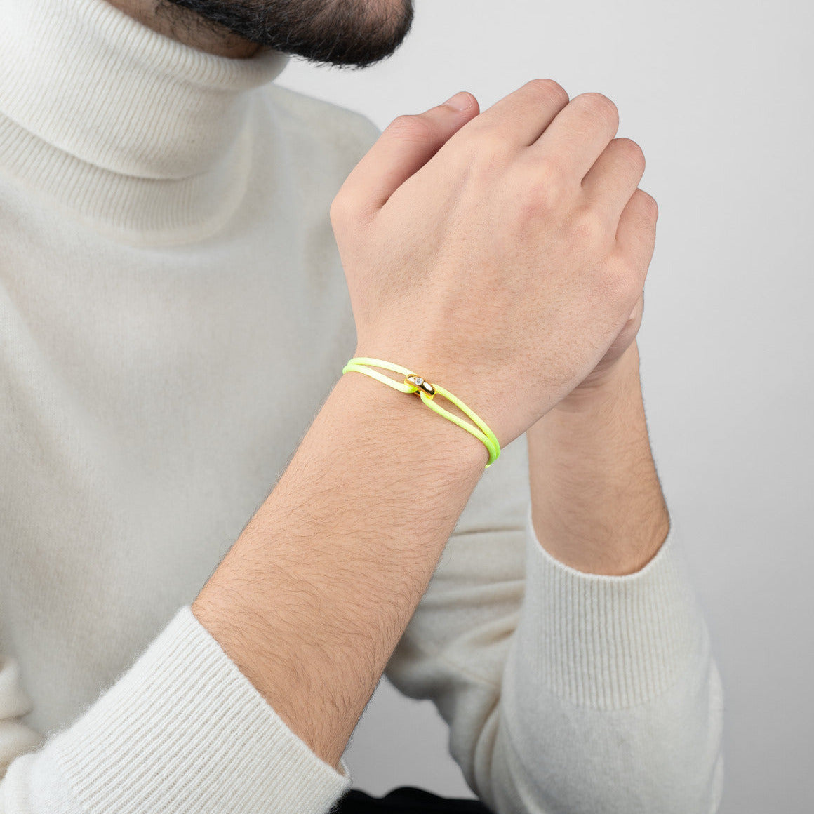 Golden Soho Diamond Cord Bracelet