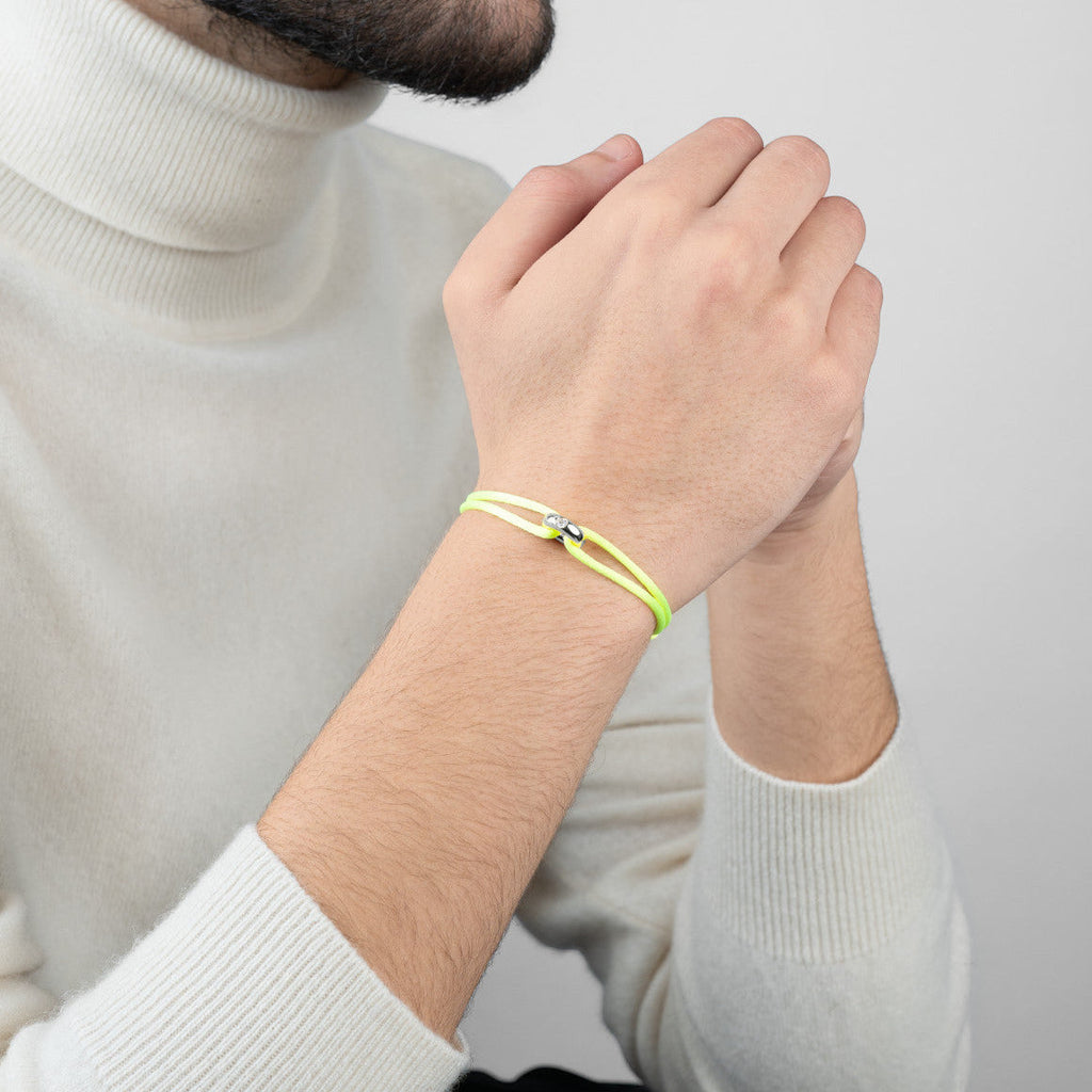 Silver Soho Diamond Cord Bracelet