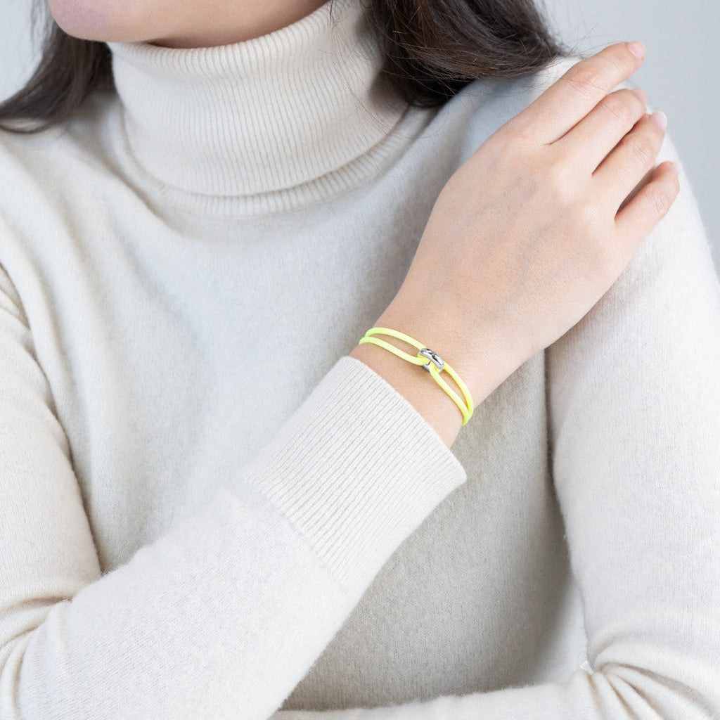 Silver Soho Cord Bracelet