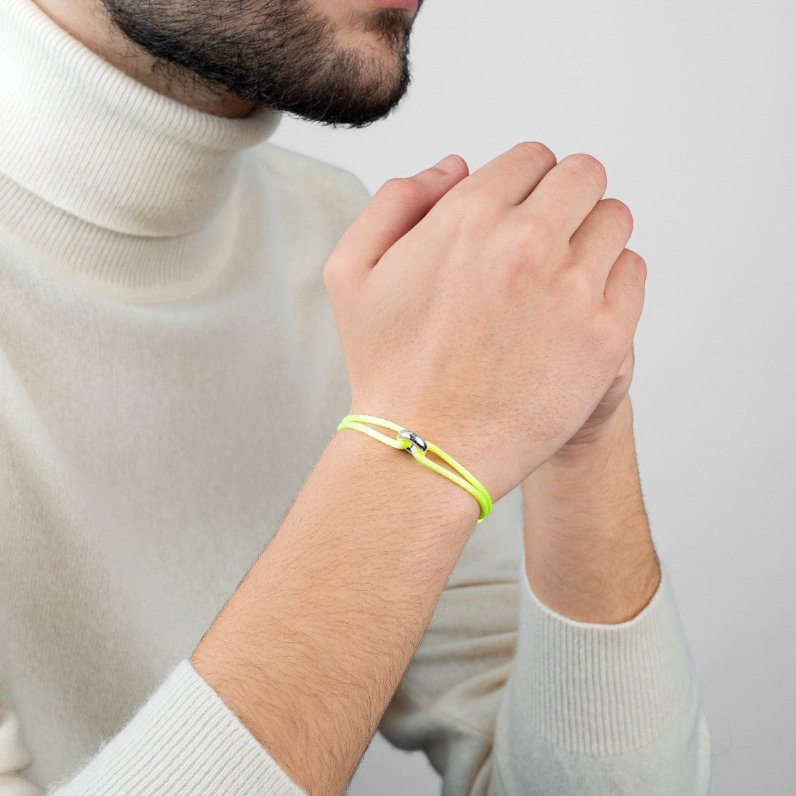 Silver Soho Cord Bracelet