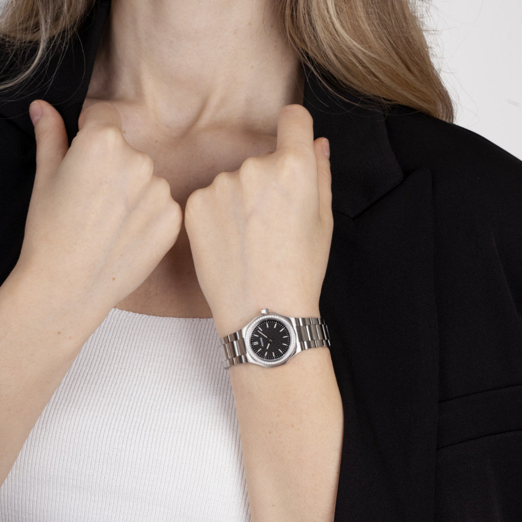 Oliver Watch - Small  Model With Diamonds