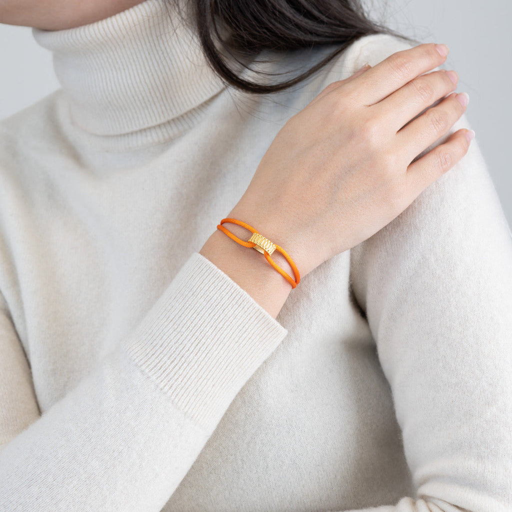 Golden Regent Cord Bracelet