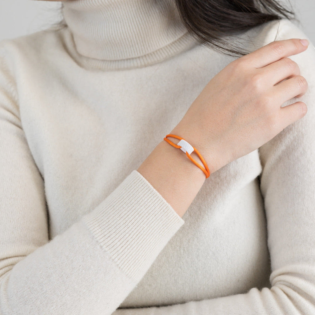 Snow Regent Cord Bracelet