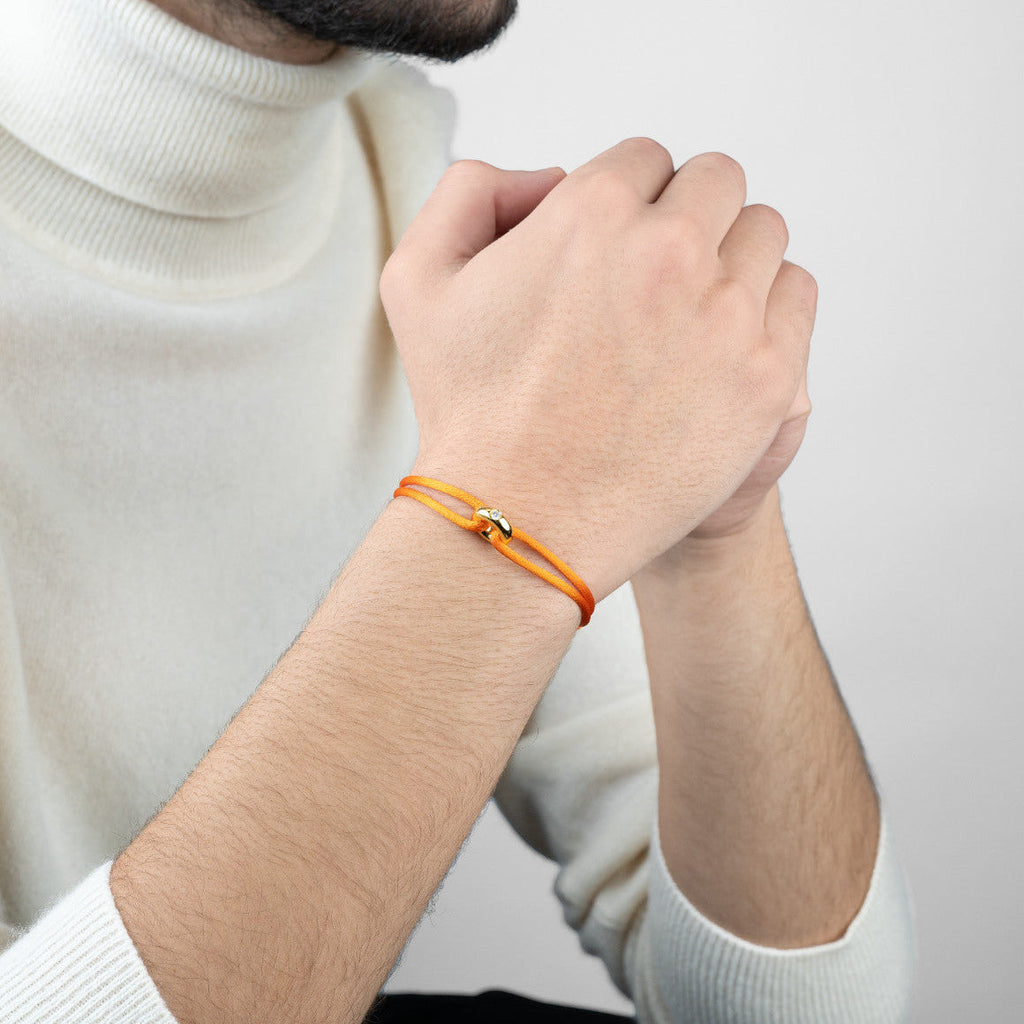 Golden Soho Diamond Cord Bracelet