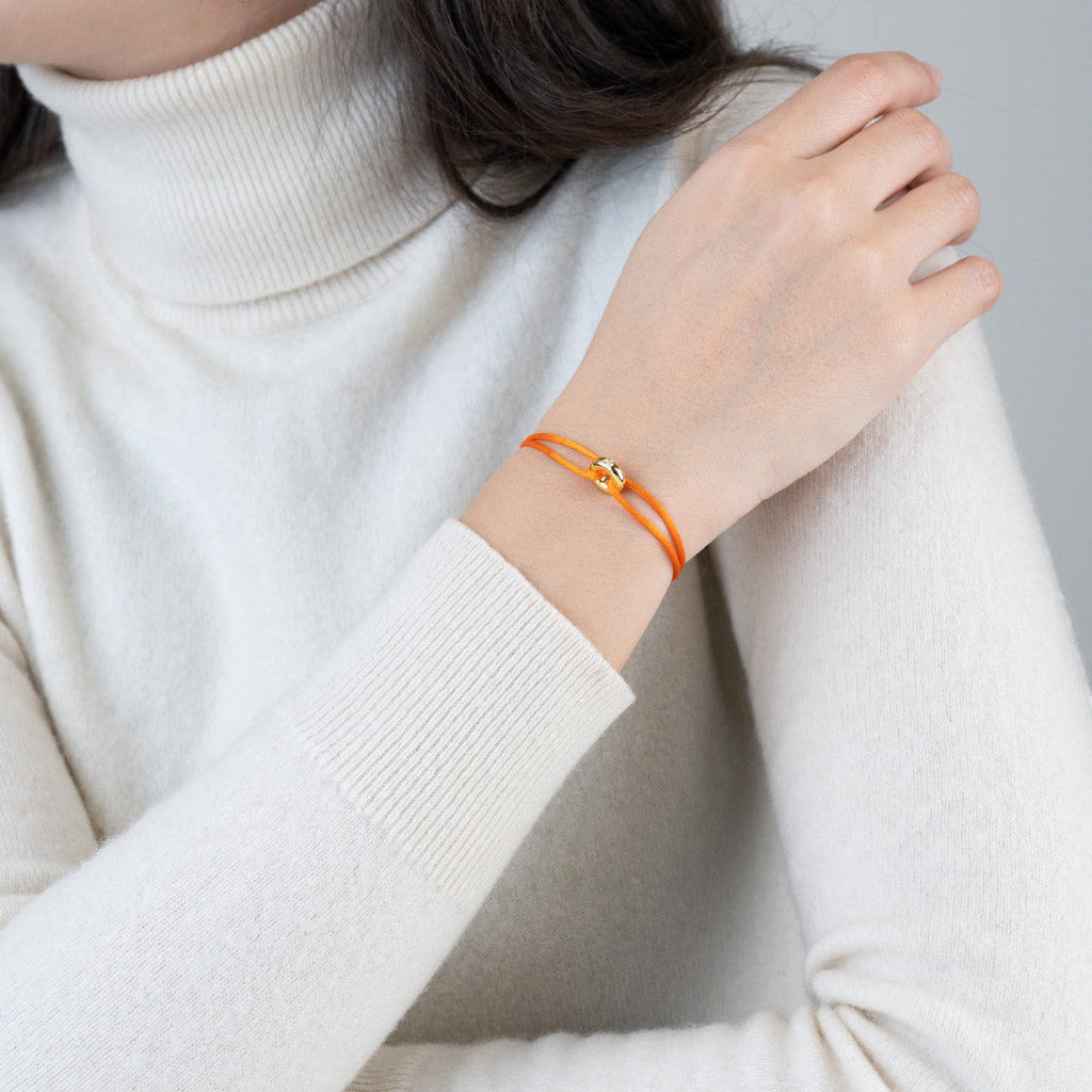 Mini Golden Soho Diamond Cord Bracelet