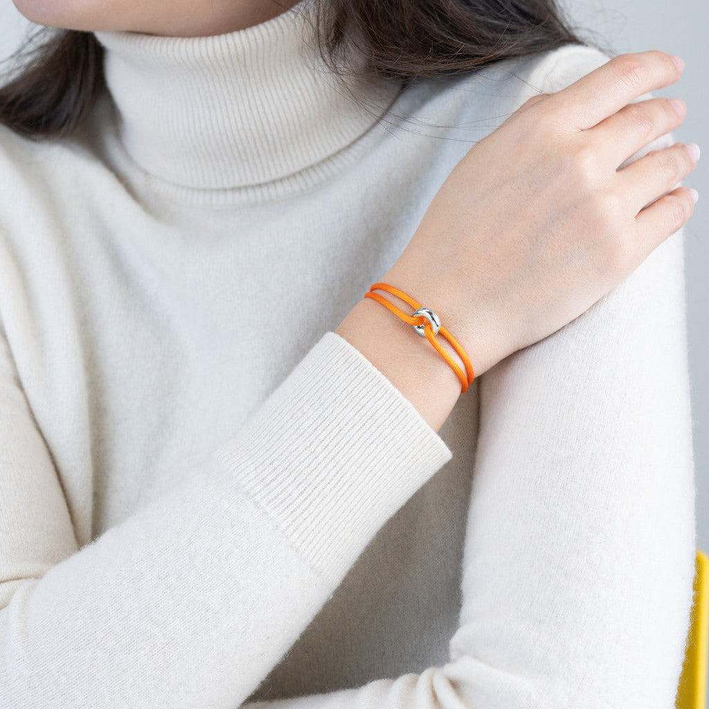 Silver Soho Cord Bracelet