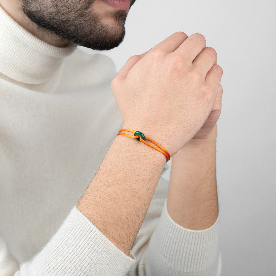 Green Soho Cord Bracelet