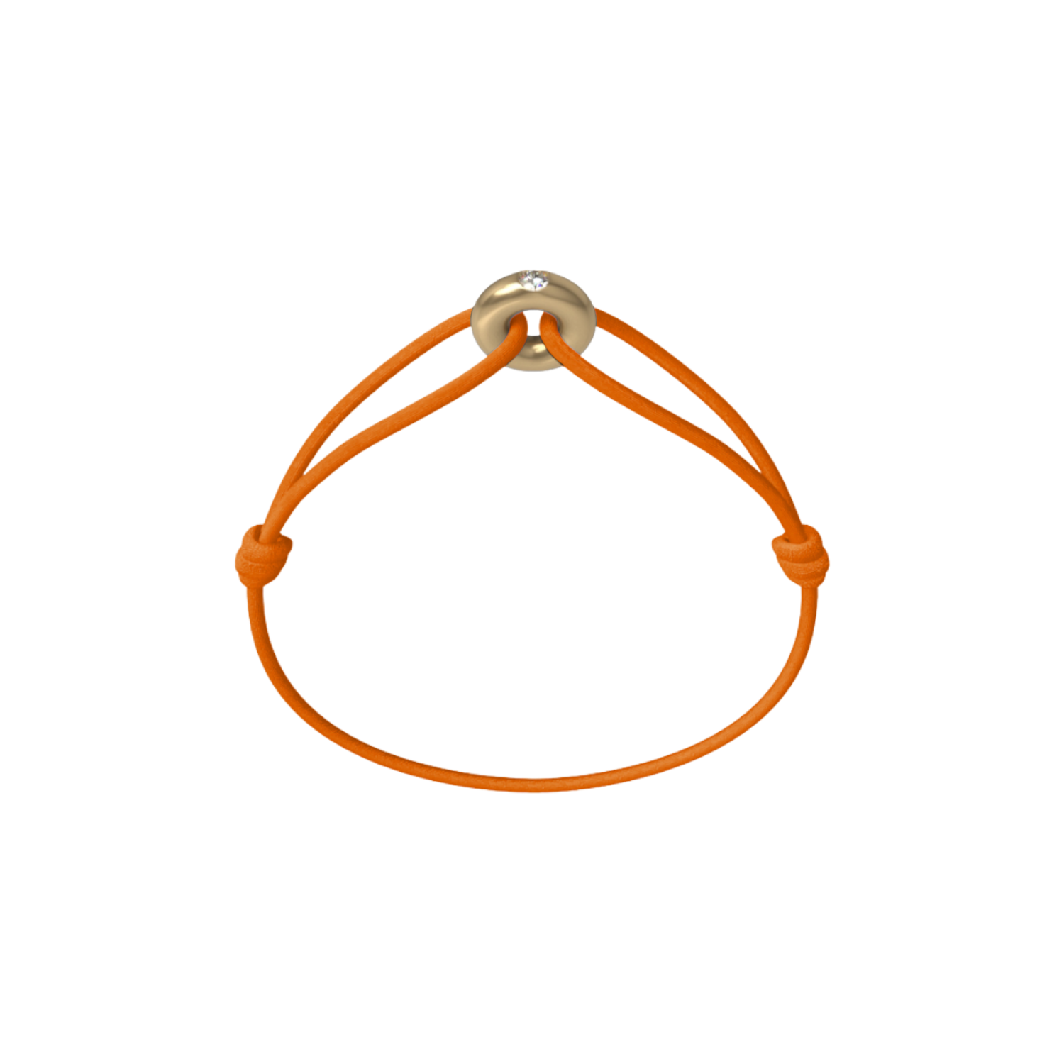 Mini Golden Soho Diamond Cord Bracelet