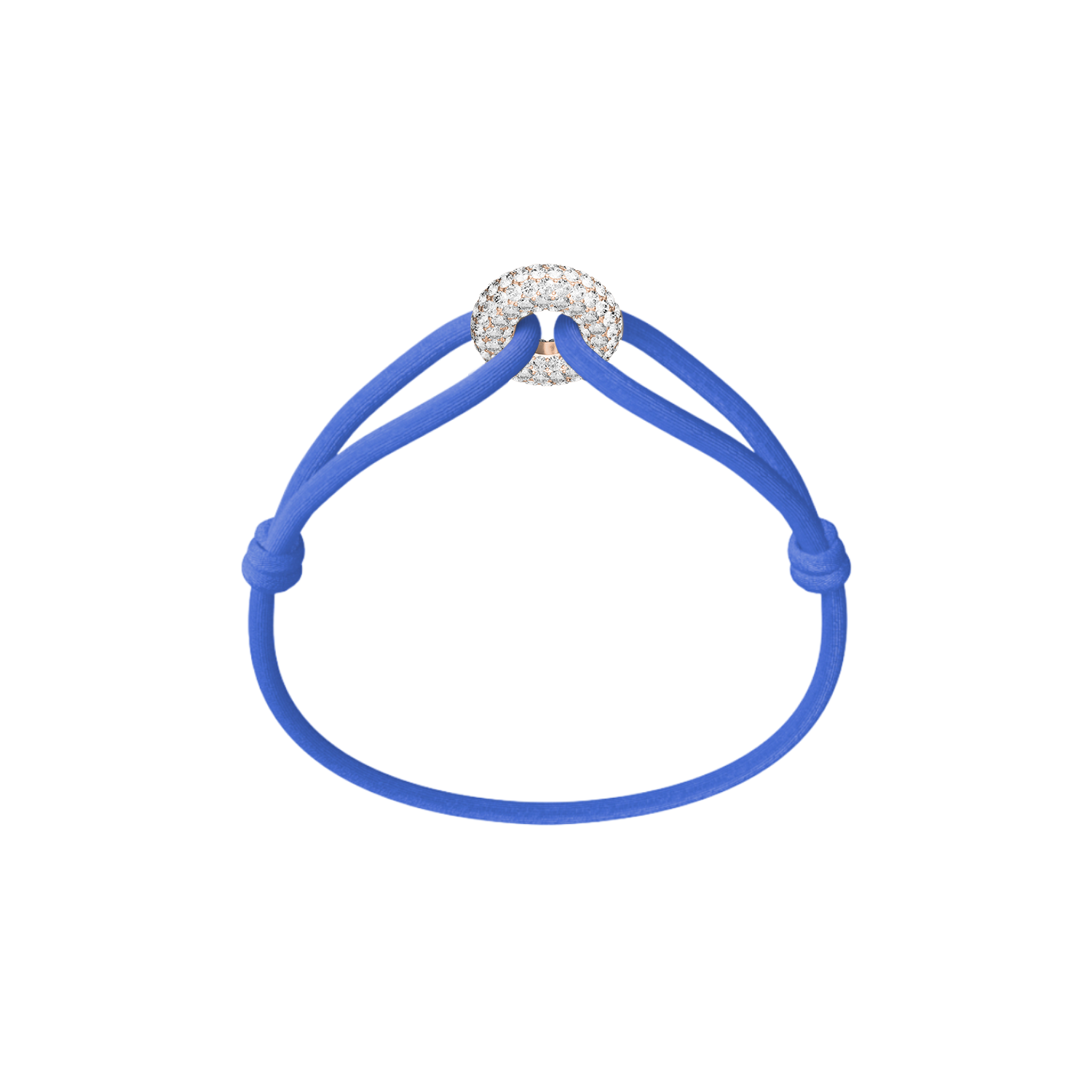 Rose Soho Pavé Cord Bracelet