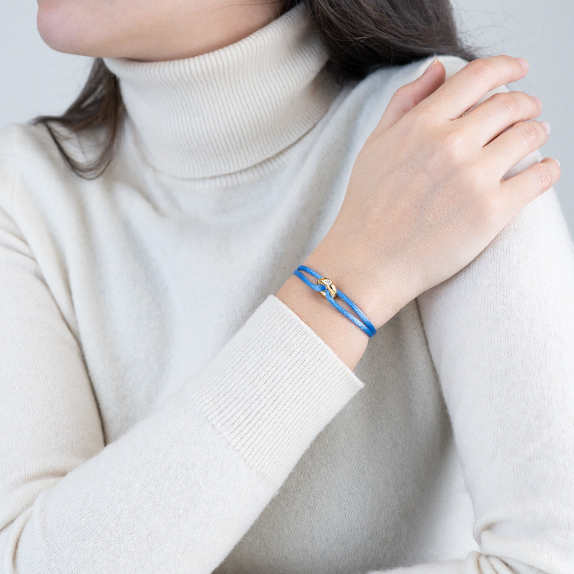 Golden Soho Diamond Cord Bracelet