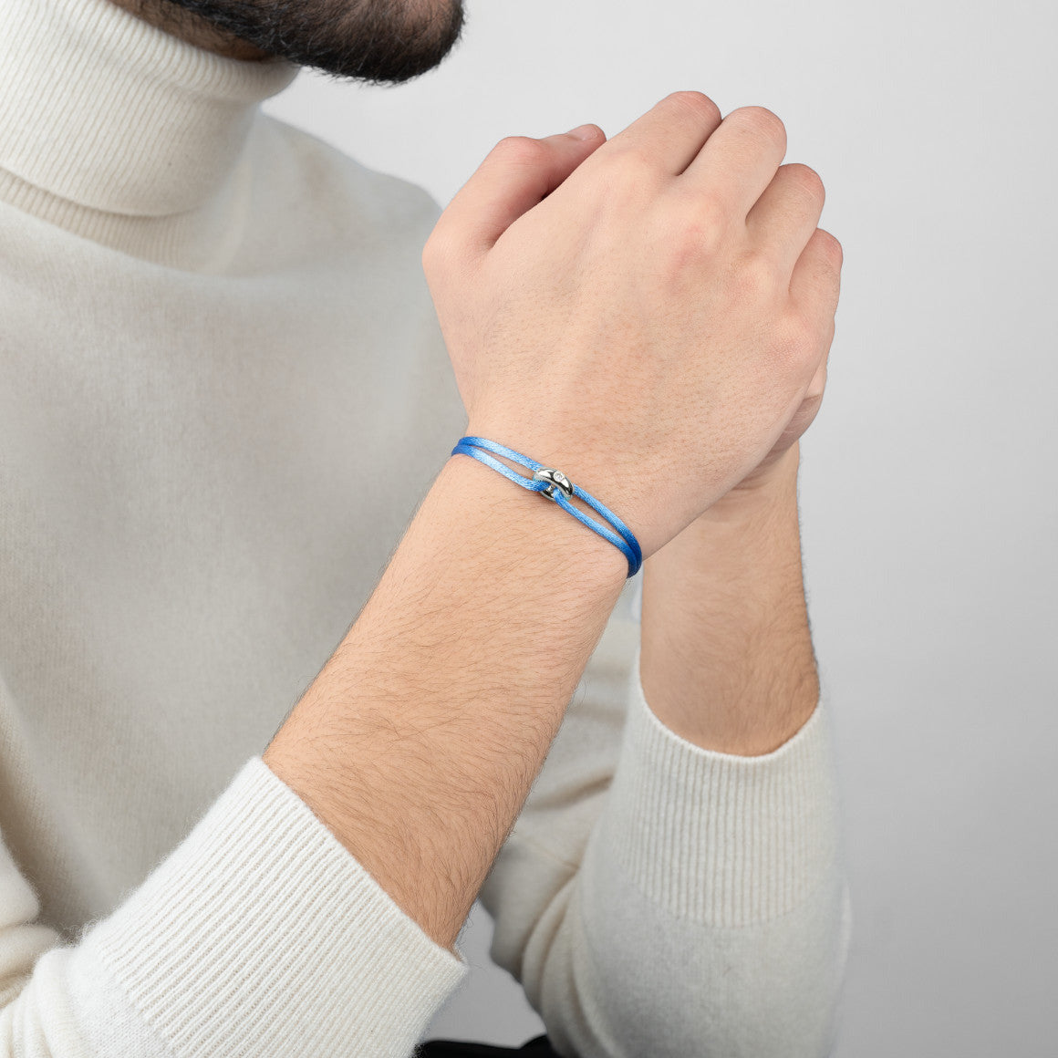 Silver Soho Diamond Cord Bracelet