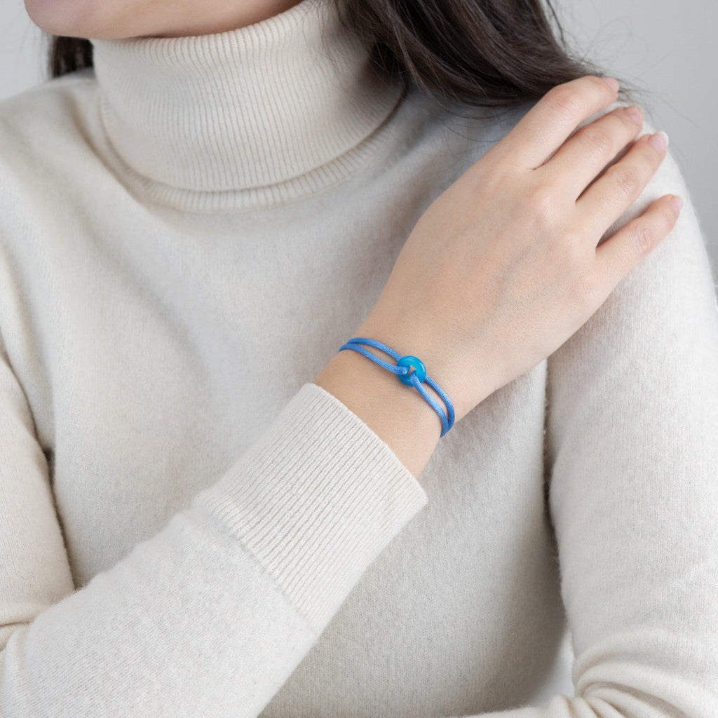 Blue Soho Cord Bracelet