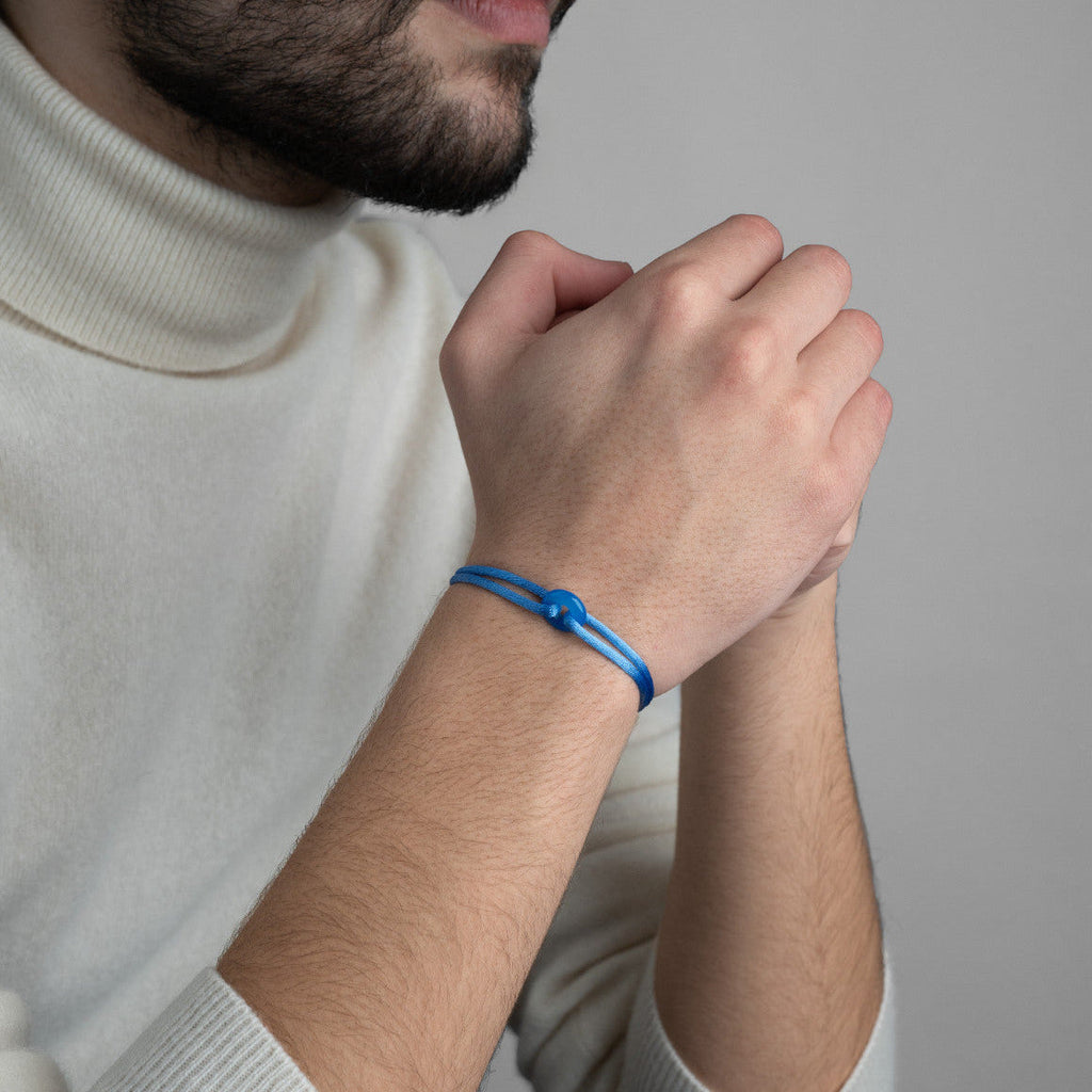 Blue Soho Cord Bracelet
