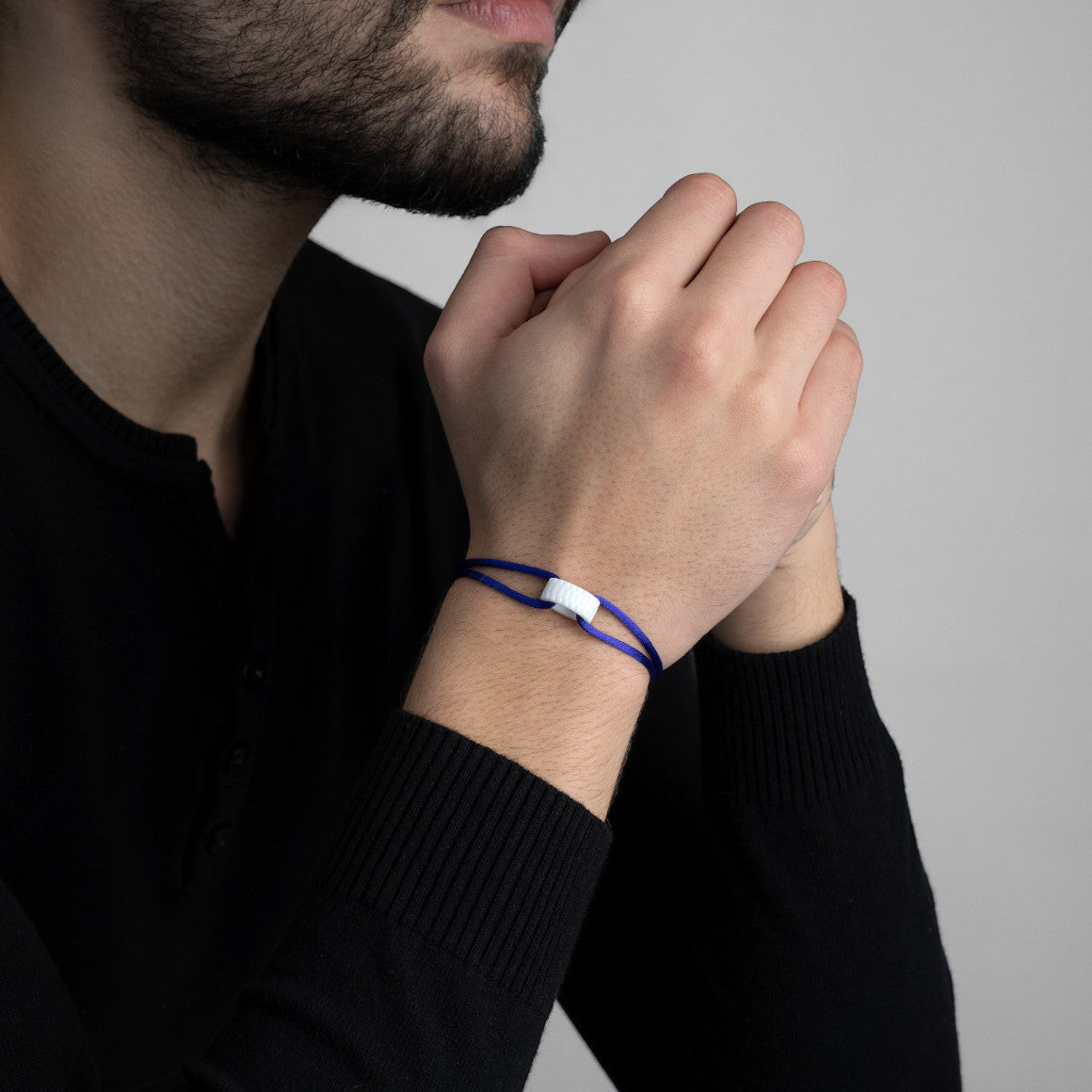 Snow Regent Cord Bracelet