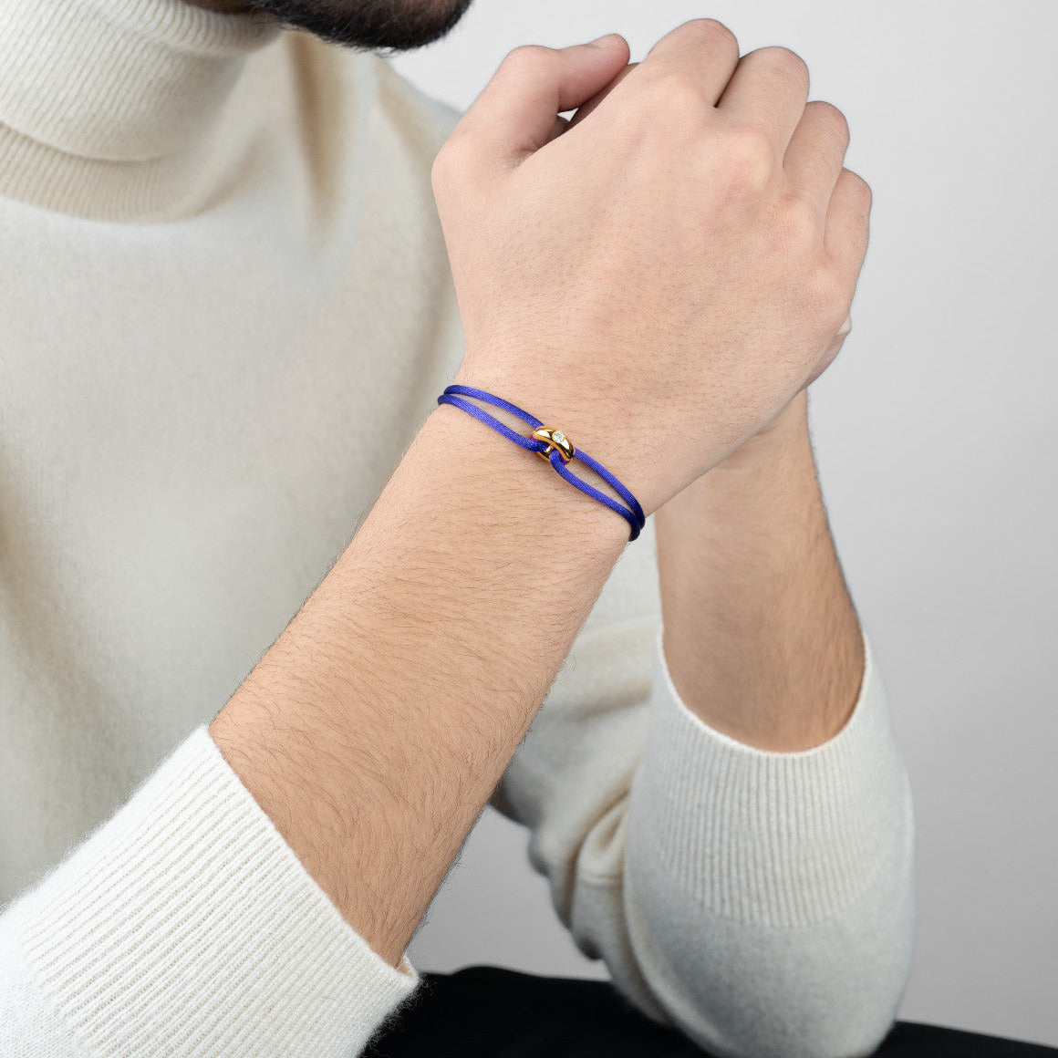 Golden Soho Diamond Cord Bracelet