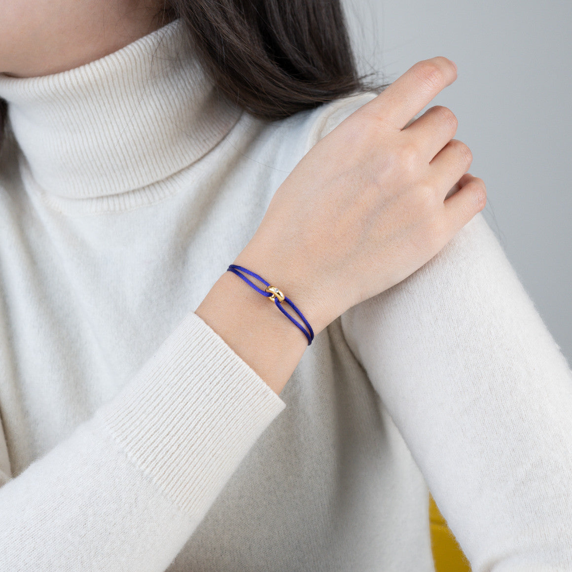 Mini Golden Soho Diamond Cord Bracelet