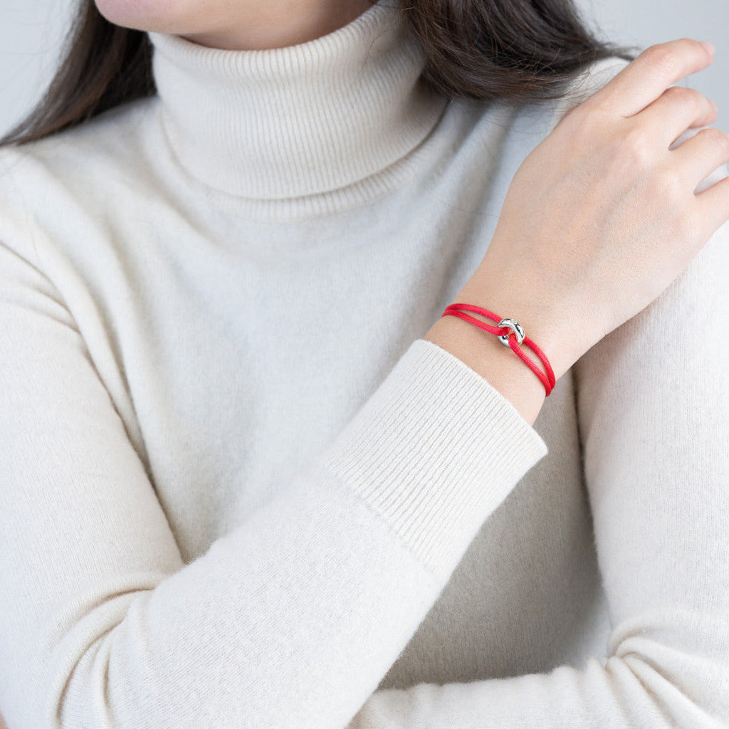 Silver Soho Diamond Cord Bracelet