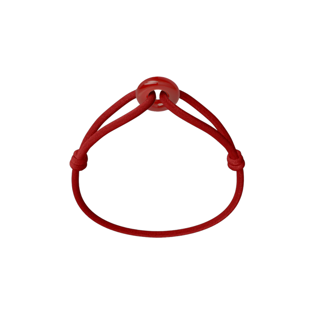 Red Soho Cord Bracelet