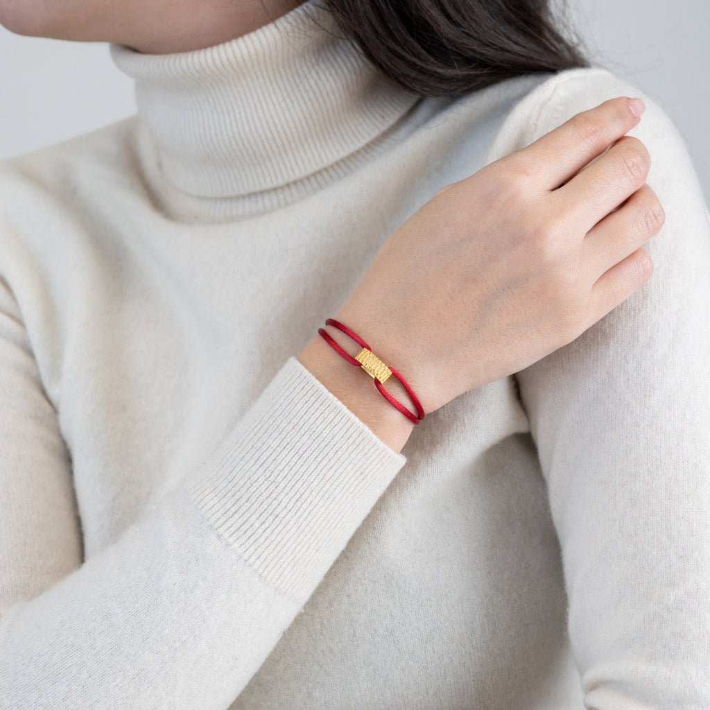 Golden Regent Cord Bracelet