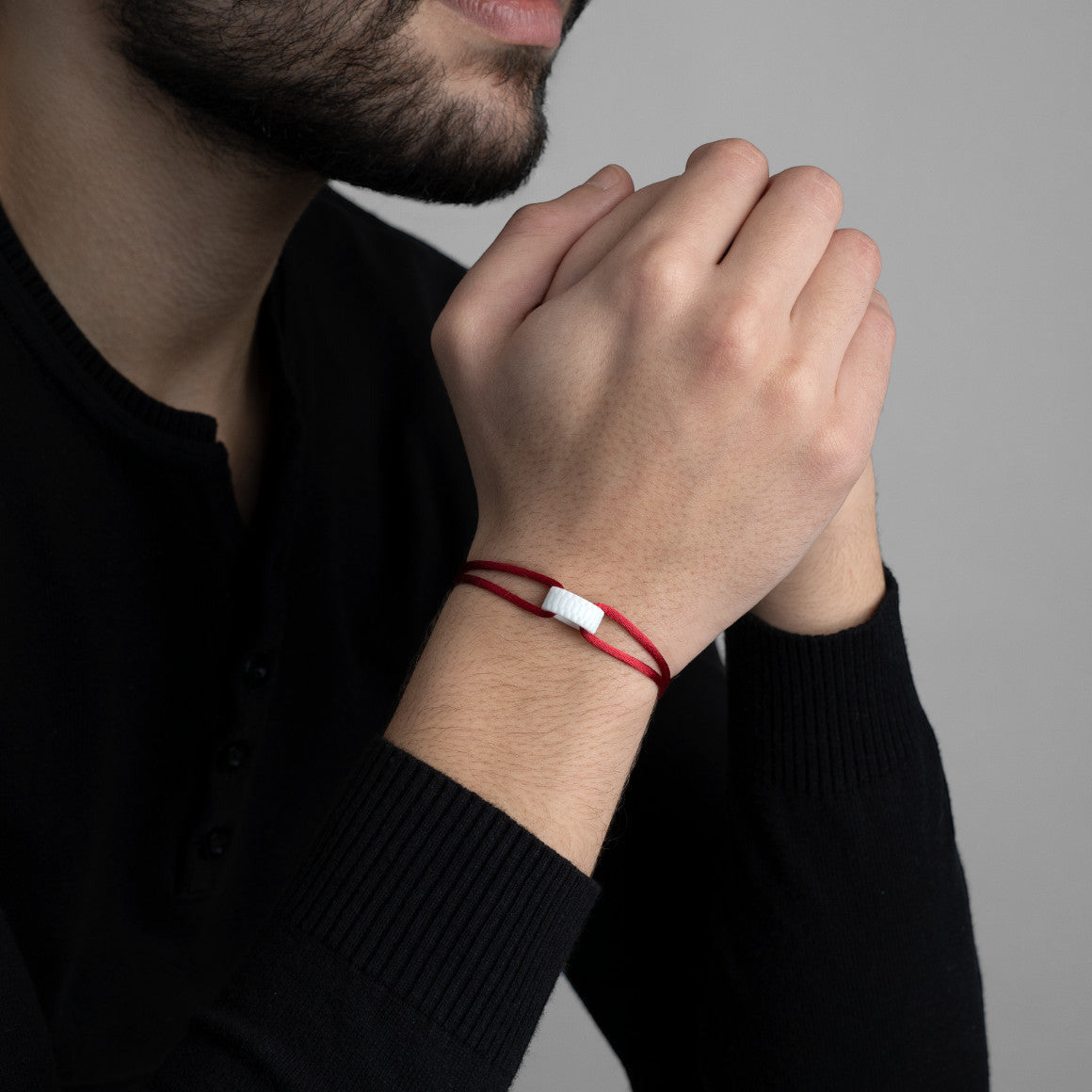 Snow Regent Cord Bracelet