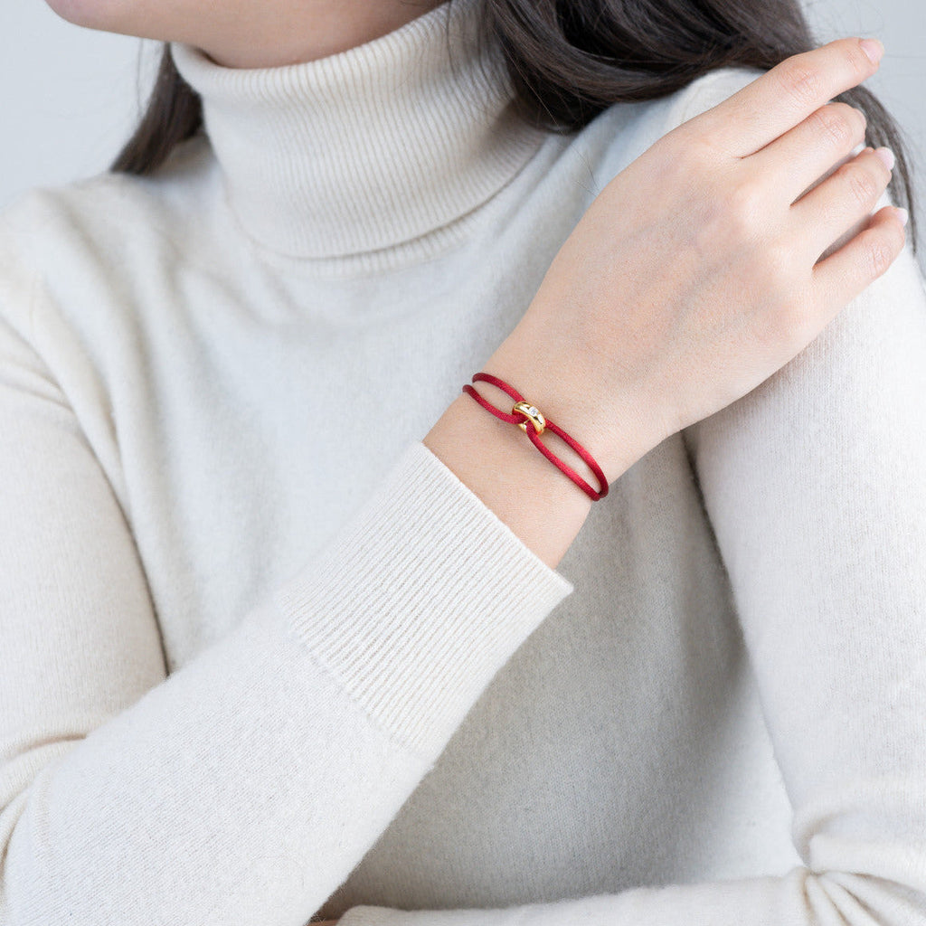 Golden Soho Diamond Cord Bracelet