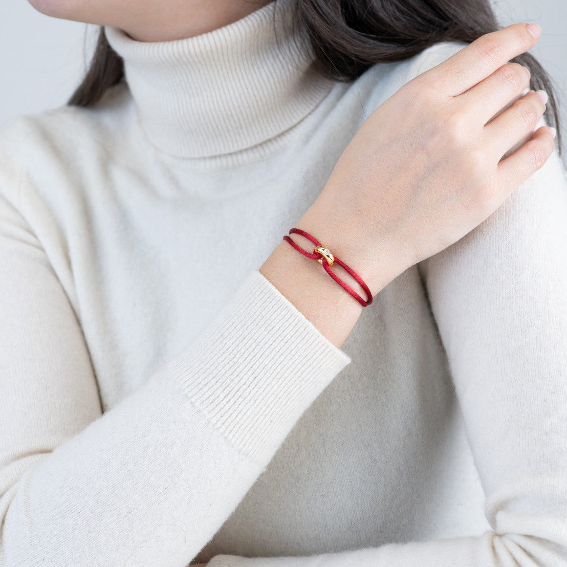 Golden Soho Diamond Cord Bracelet