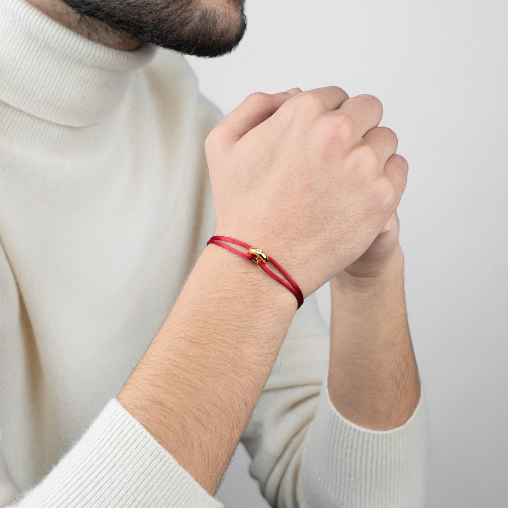 Golden Soho Diamond Cord Bracelet