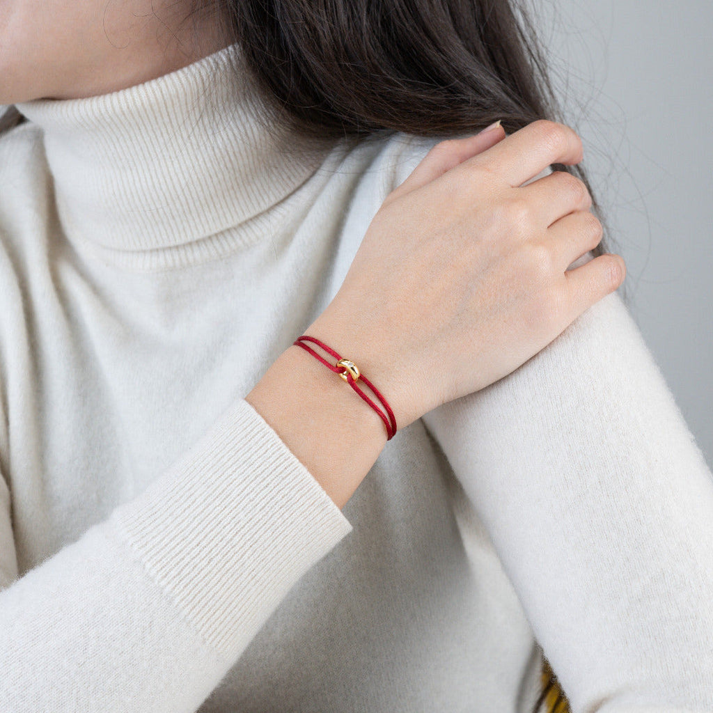 Mini Golden Soho Diamond Cord Bracelet