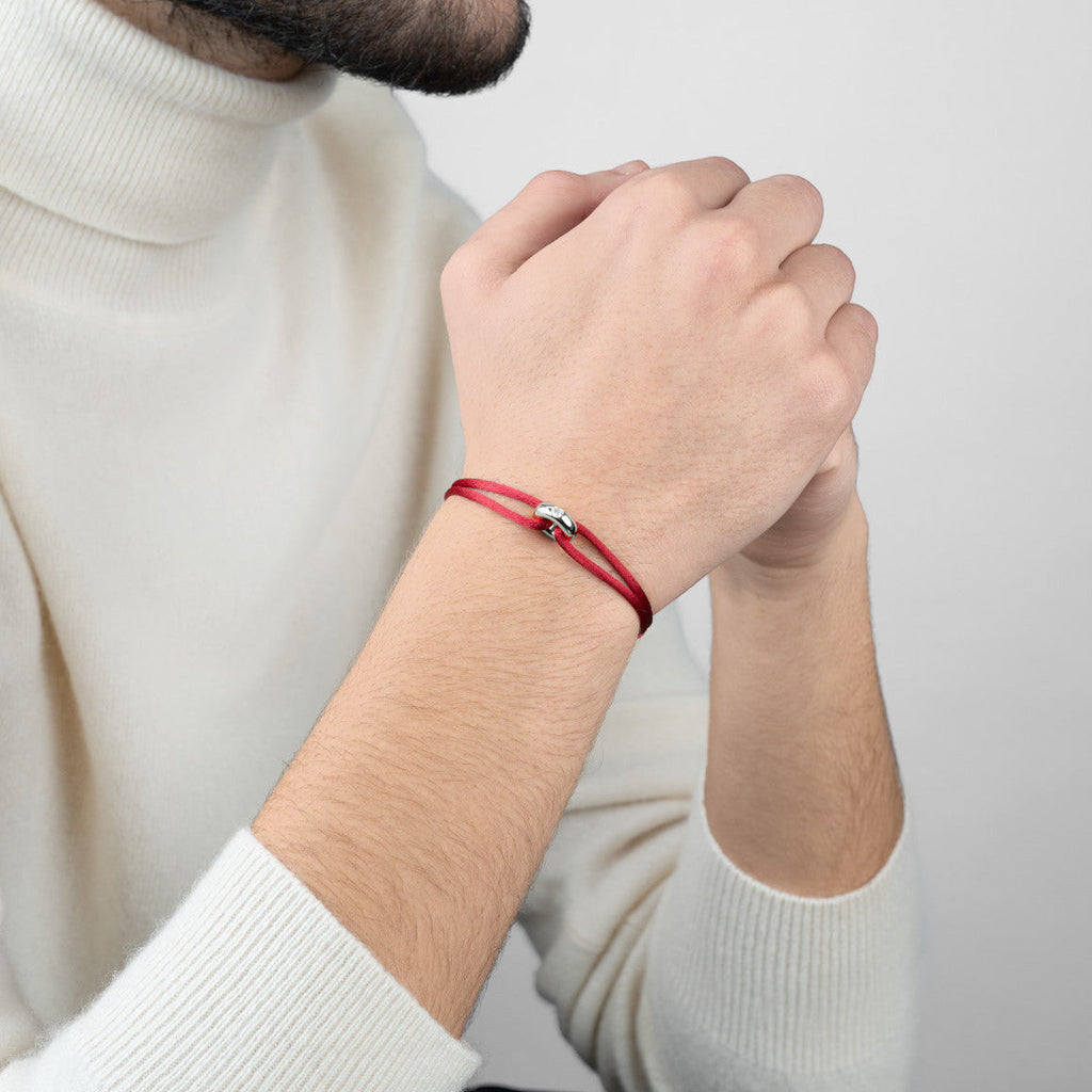 Silver Soho Diamond Cord Bracelet