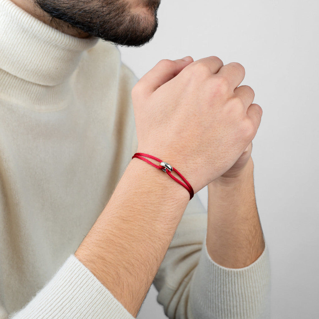 Silver Soho Cord Bracelet
