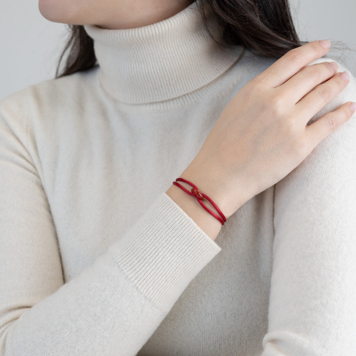 Red Soho Cord Bracelet