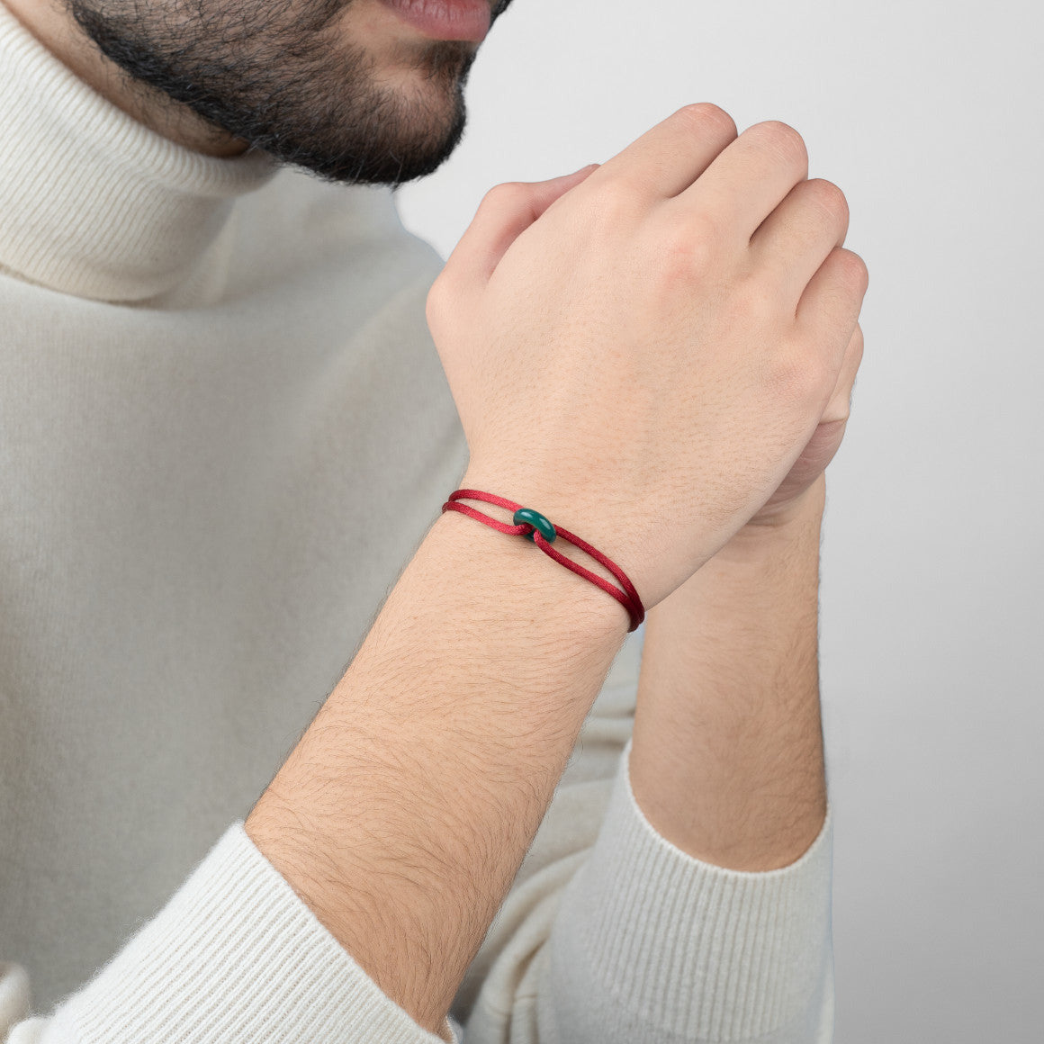 Green Soho Cord Bracelet