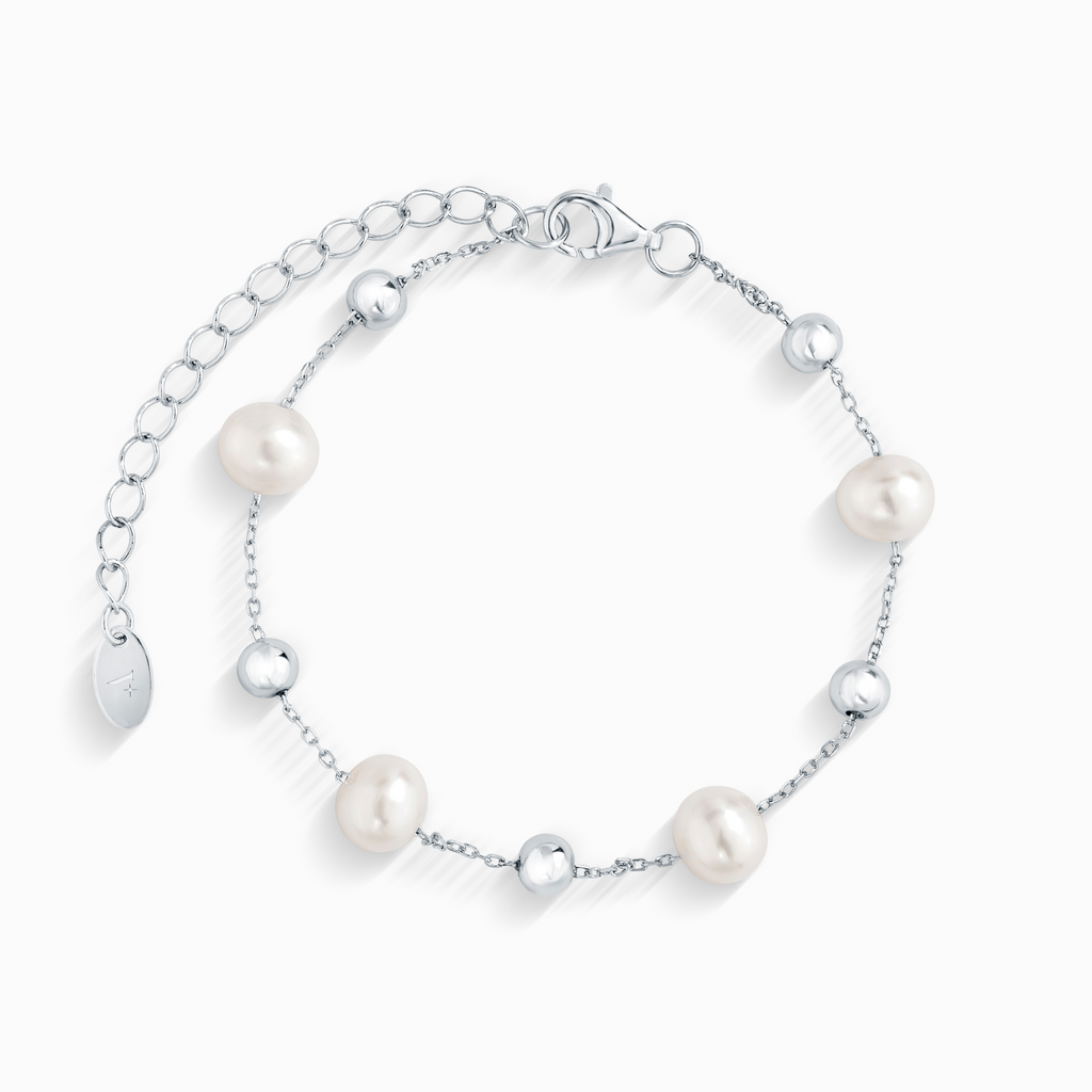 Pearl Bracelet in Sterling Silver