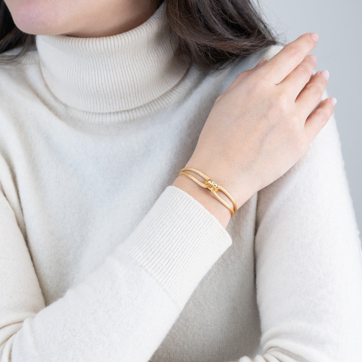 Golden Soho Diamond Cord Bracelet