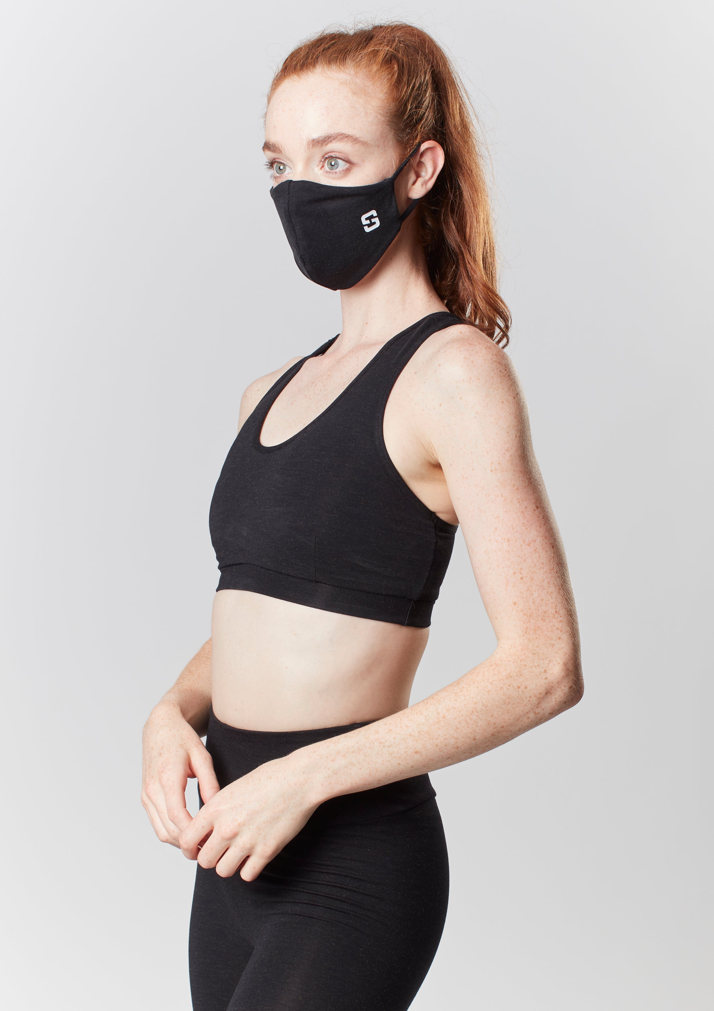Mask - Marl Black