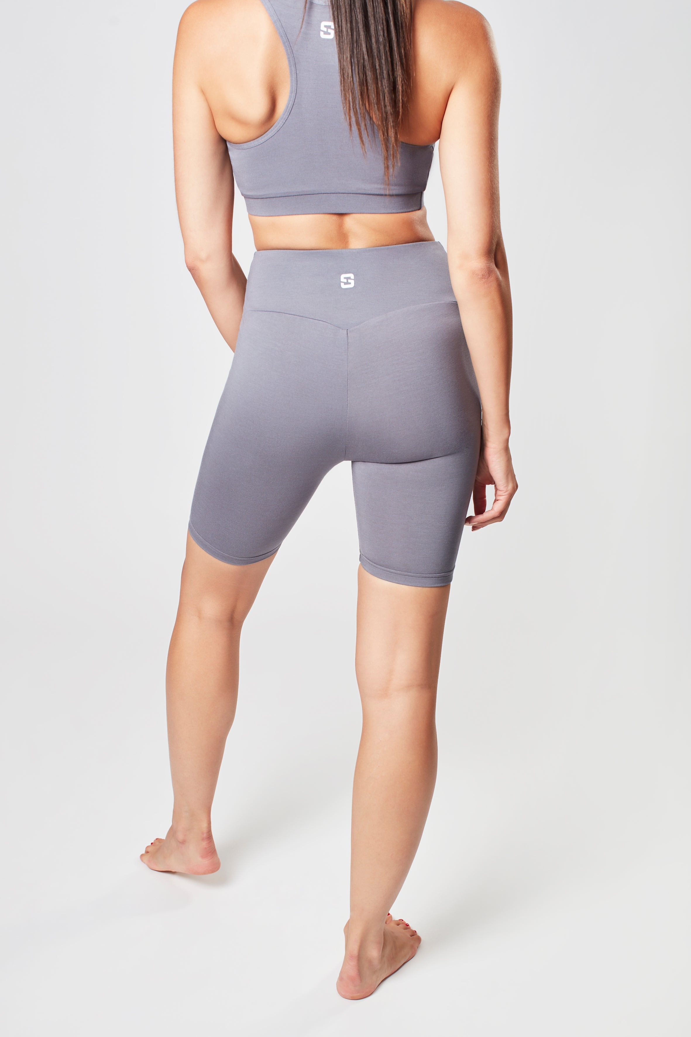 Biker Shorts - Pearl Grey