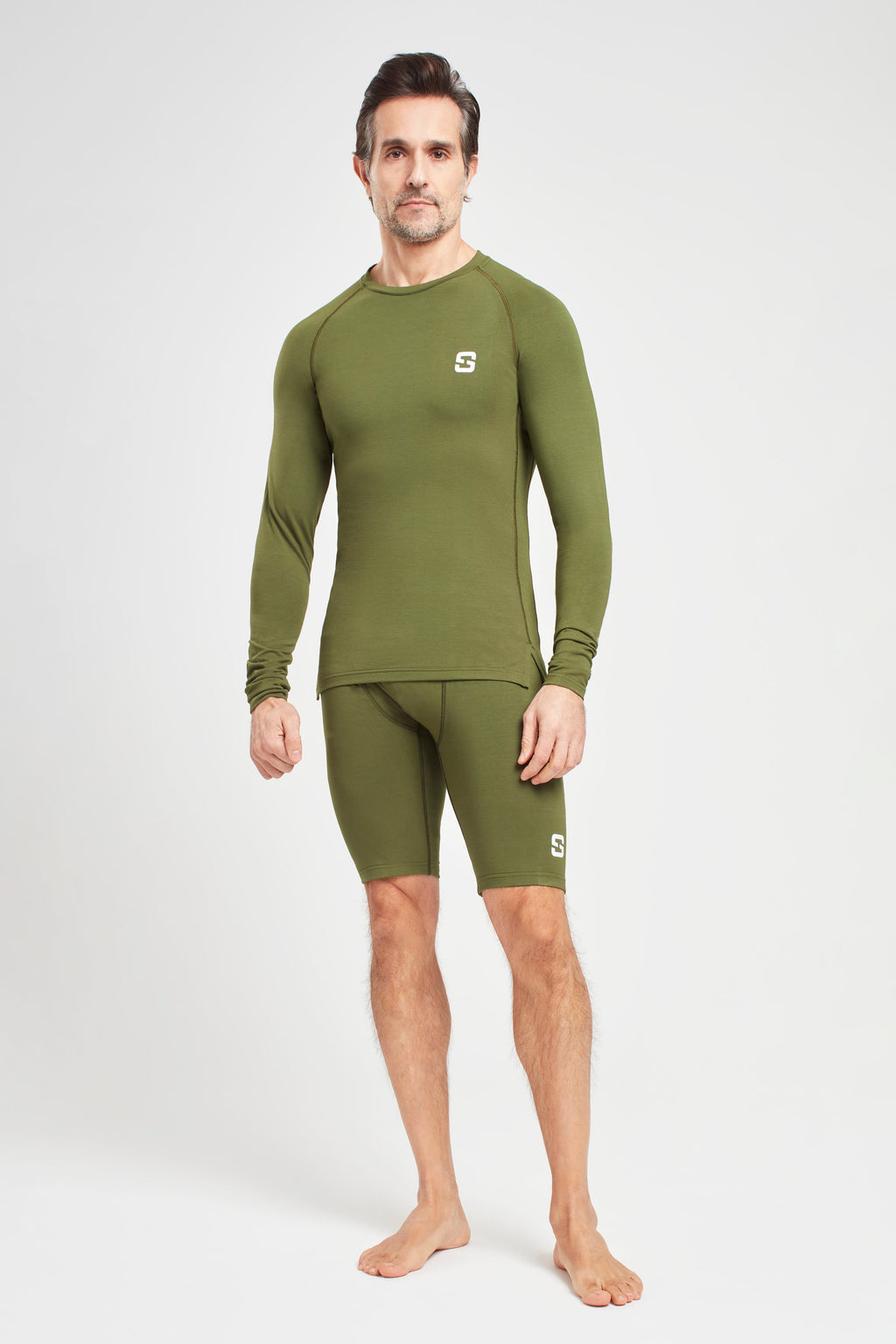 Long Sleeve Top - Earth Khaki