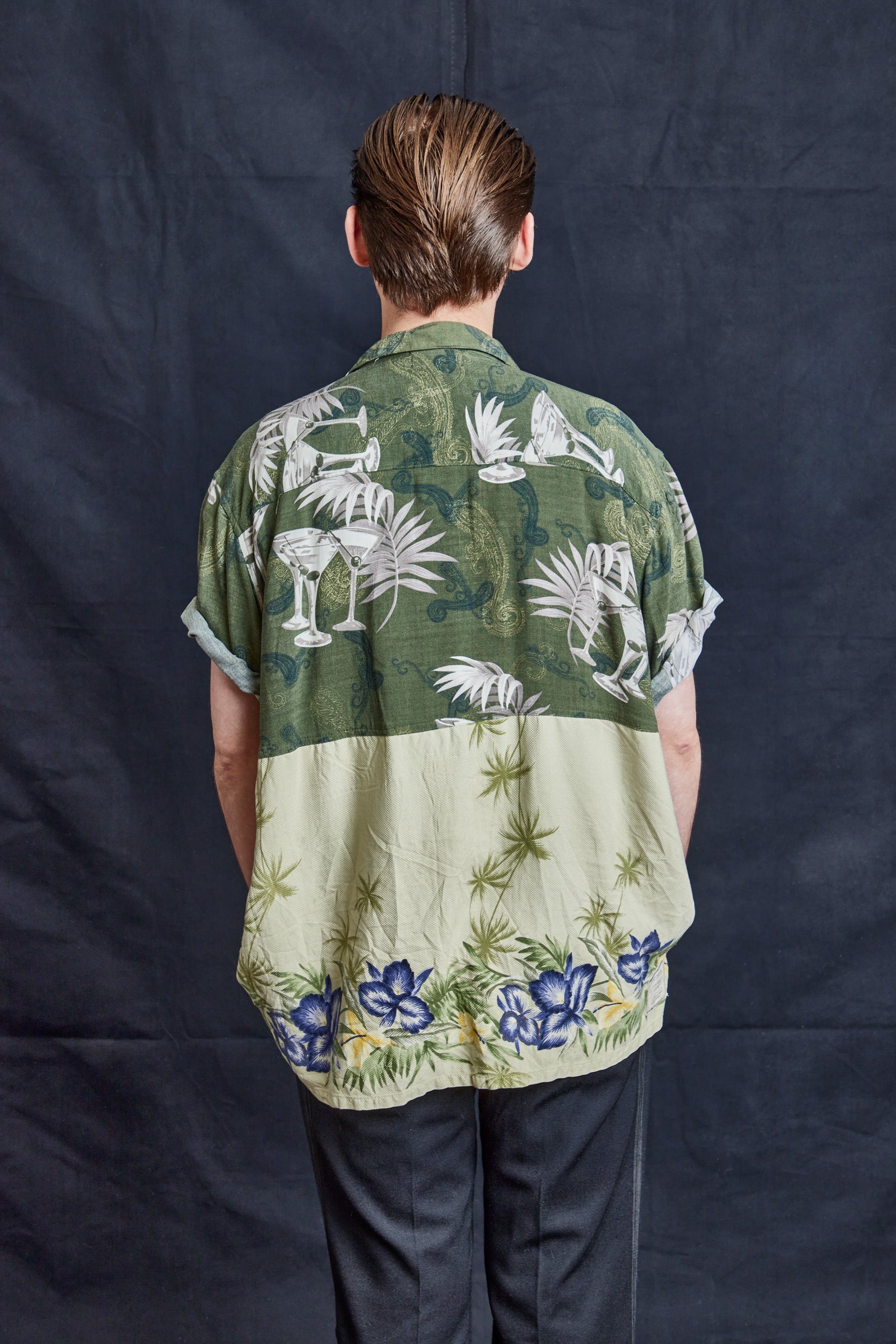 50/50 Hawaiian Shirt - Martini