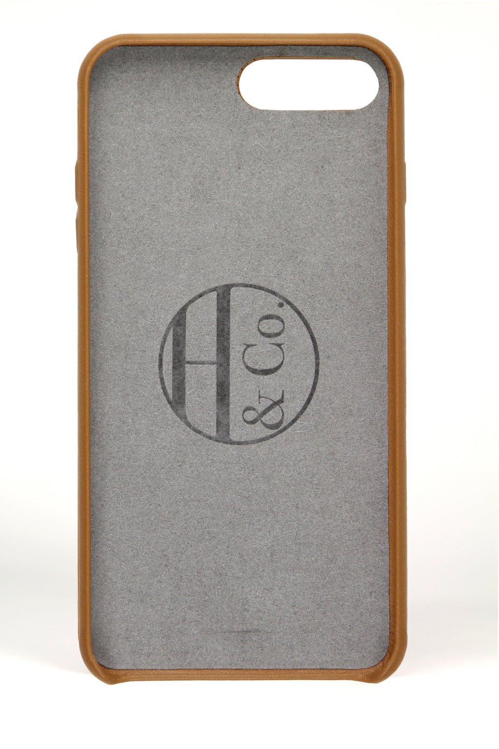 iPhone 7/8 Plus Case, Tan Leather